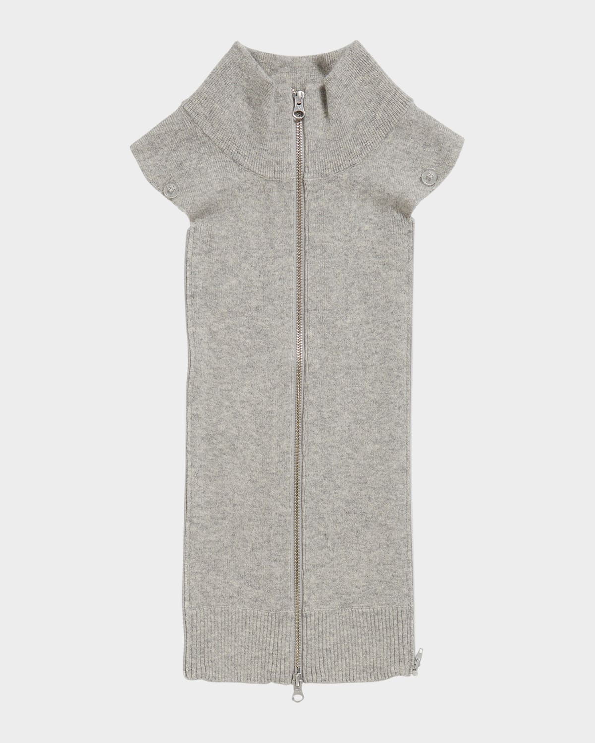 Shop Veronica Beard Uptown Cashmere Dickey In Grey