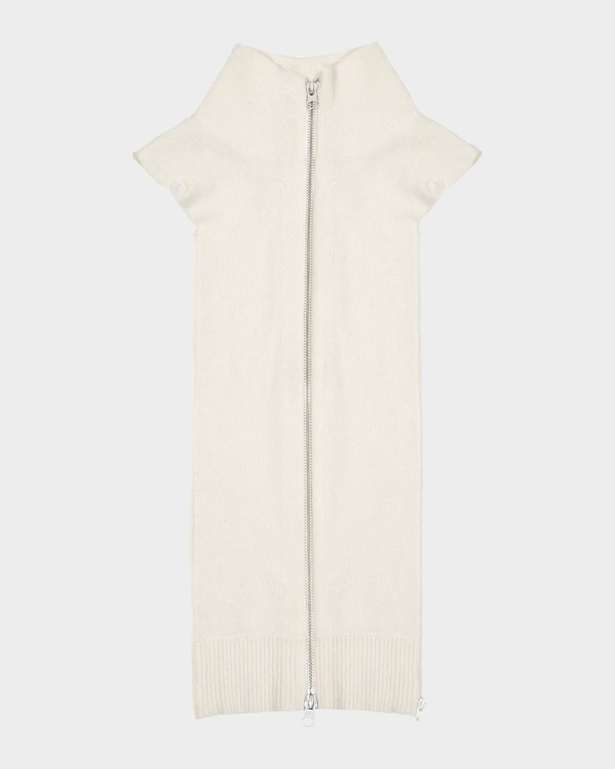 Veronica Beard Uptown Cashmere Dickey In Ivory