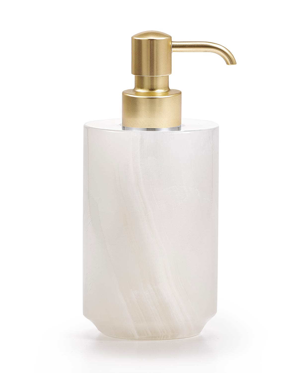 Labrazel Hielo Pump Dispenser - With Brushed Brass Pump In Matte Brass