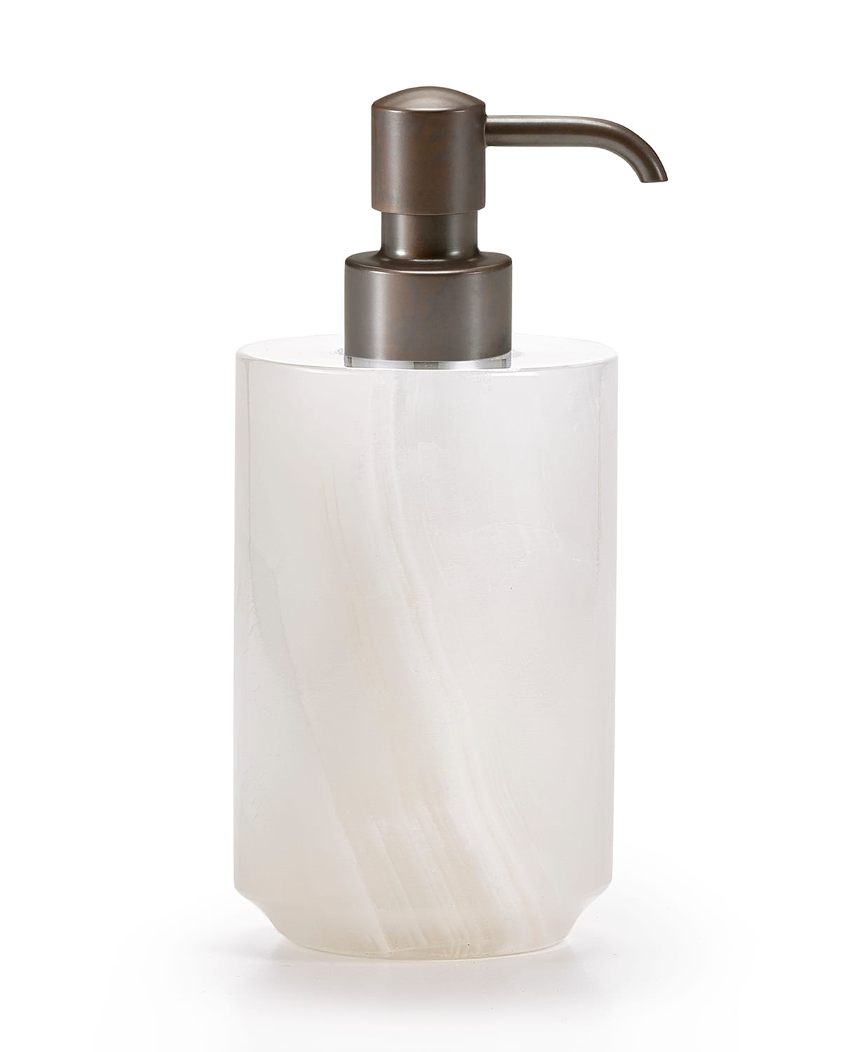 Labrazel Hielo Pump Dispenser - With Brushed Brass Pump In Matte Bronze