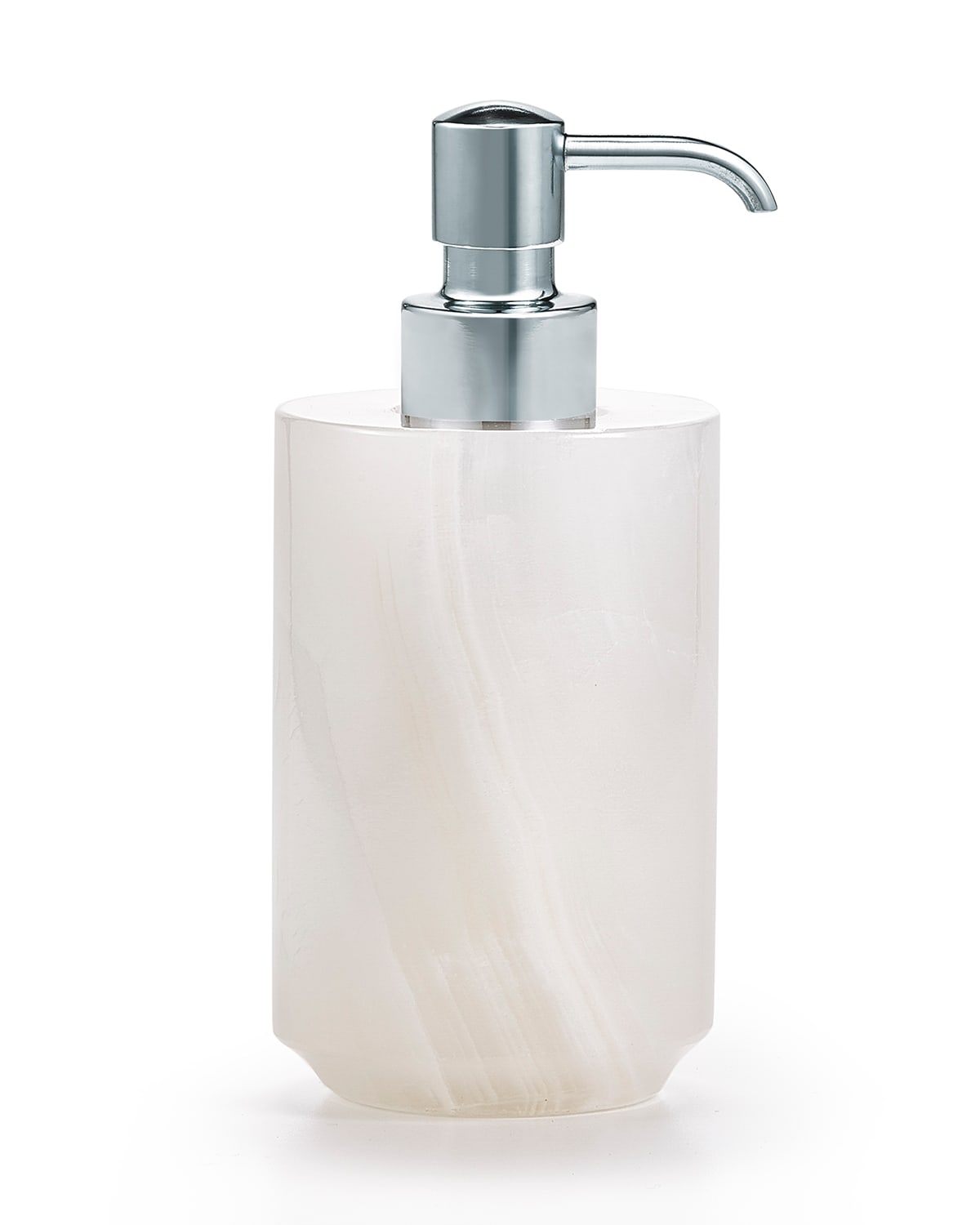 Labrazel Hielo Pump Dispenser - With Brushed Brass Pump In Satin Chrome