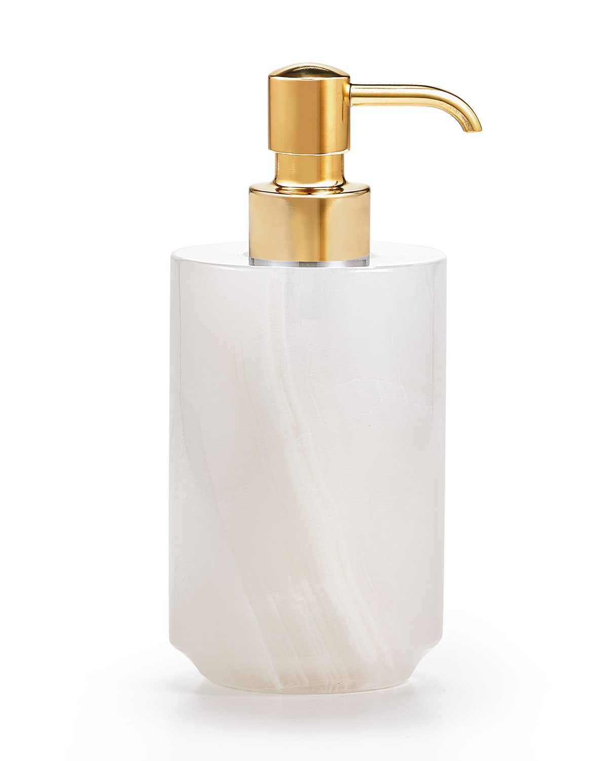 Labrazel Hielo Pump Dispenser - With Brushed Brass Pump In Polished Gold