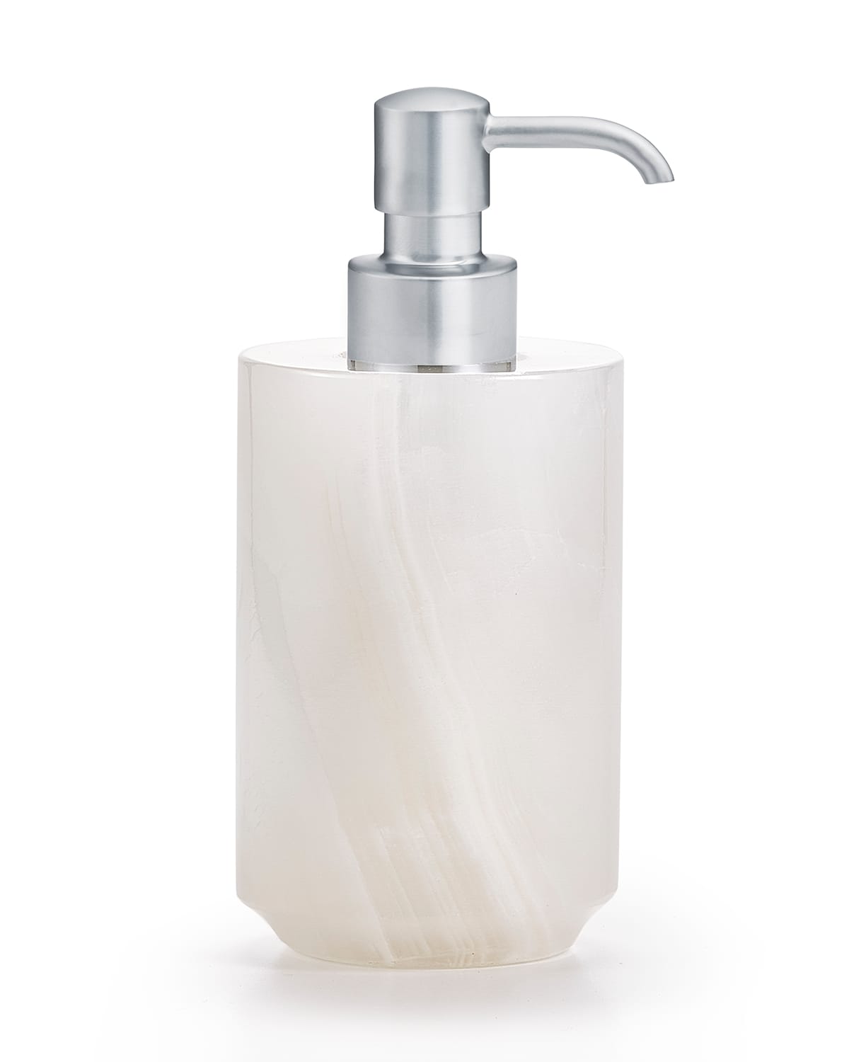 Labrazel Hielo Pump Dispenser - With Brushed Brass Pump In Satin Chrome