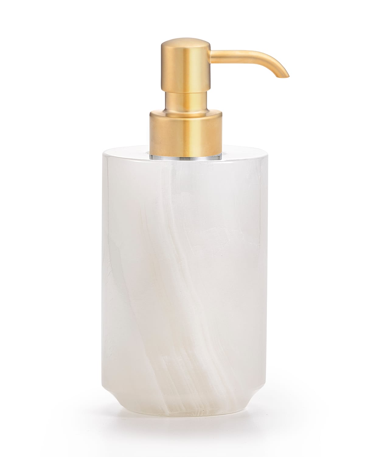 Labrazel Hielo Pump Dispenser - With Brushed Brass Pump In Satin Gold