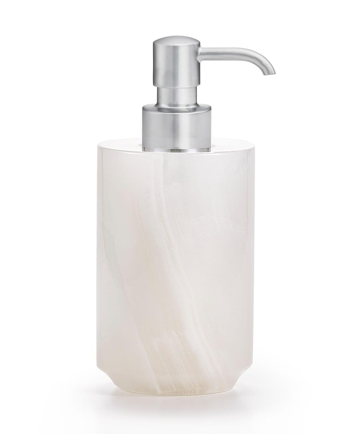 Labrazel Hielo Pump Dispenser - With Brushed Brass Pump In Satin Nickel