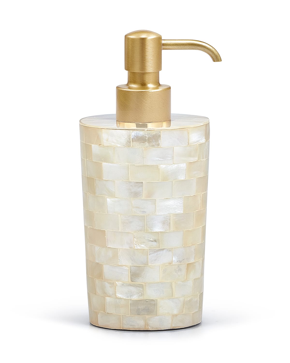 Labrazel White Agate Pump Dispenser - With Brushed Brass Pump