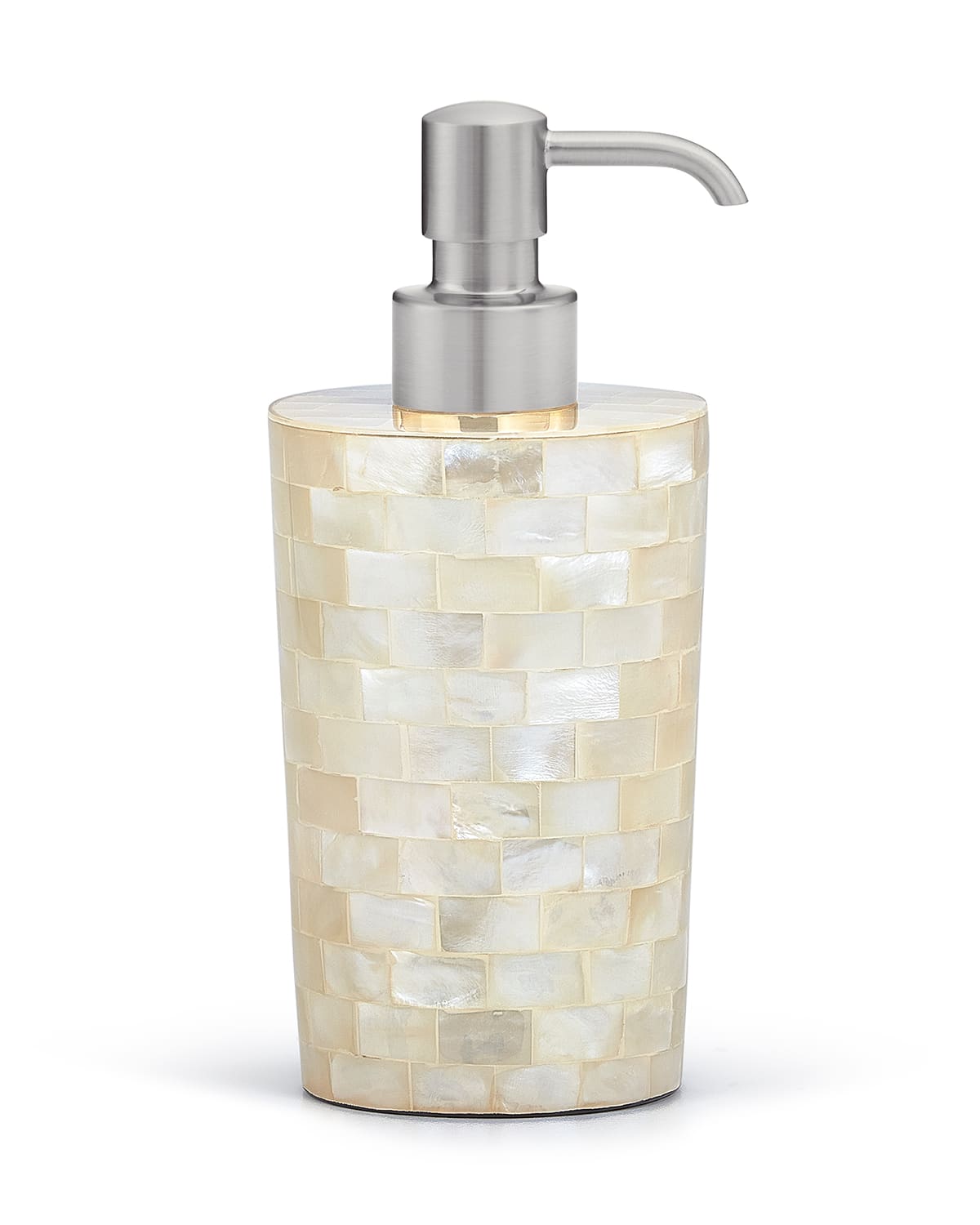 Labrazel White Agate Pump Dispenser - With Brushed Brass Pump In Neutral
