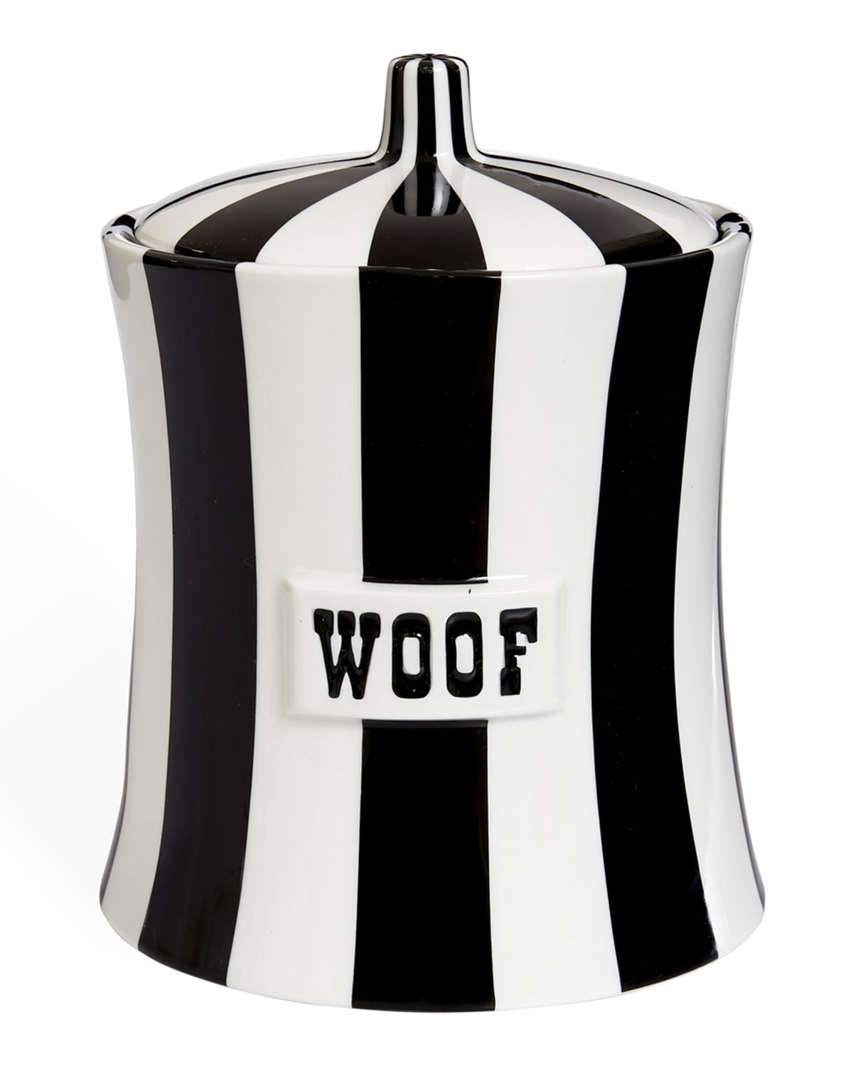 Jonathan Adler Vice Woof Canister In Black