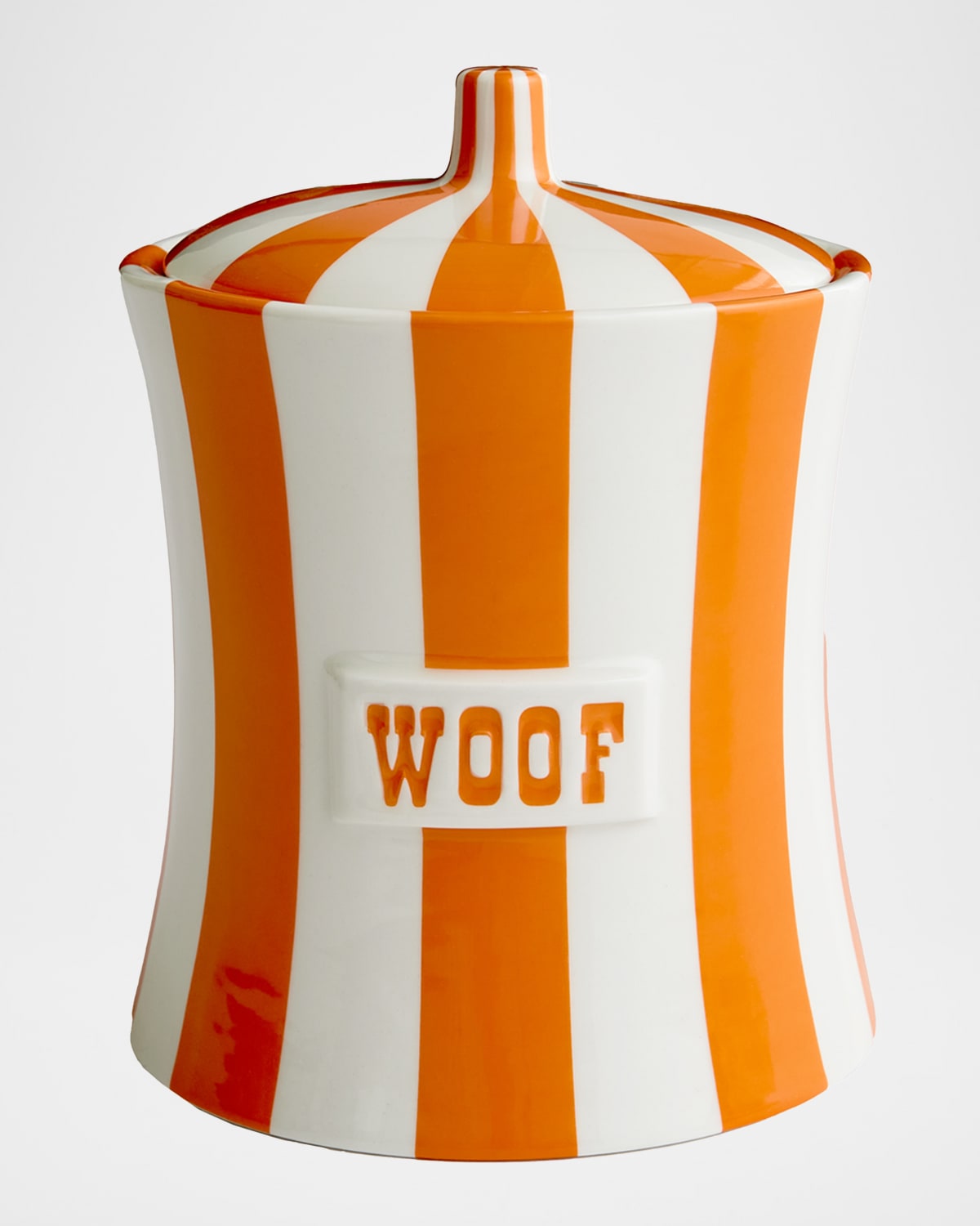 Jonathan Adler Vice Woof Canister In Orange