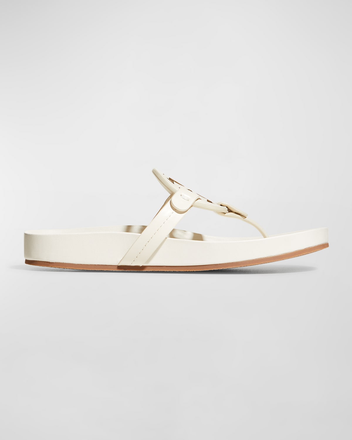Tory Burch Miller Cloud Leather Thong Sandals