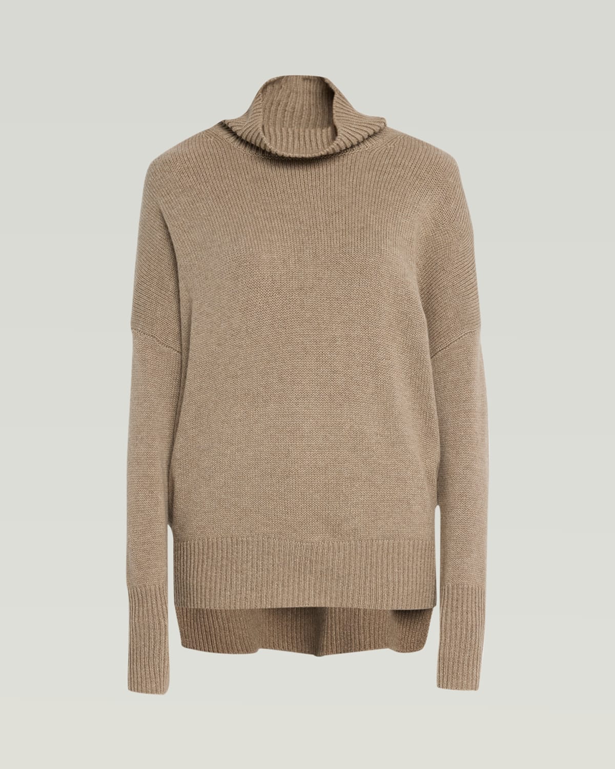 Lisa Yang Heidi Cashmere Turtleneck Sweater In Brown
