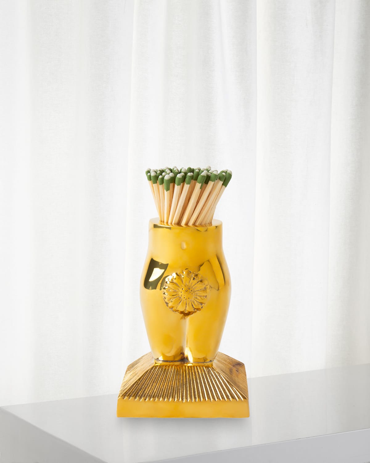 Jonathan Adler Brass Edie Match Strike In Brass