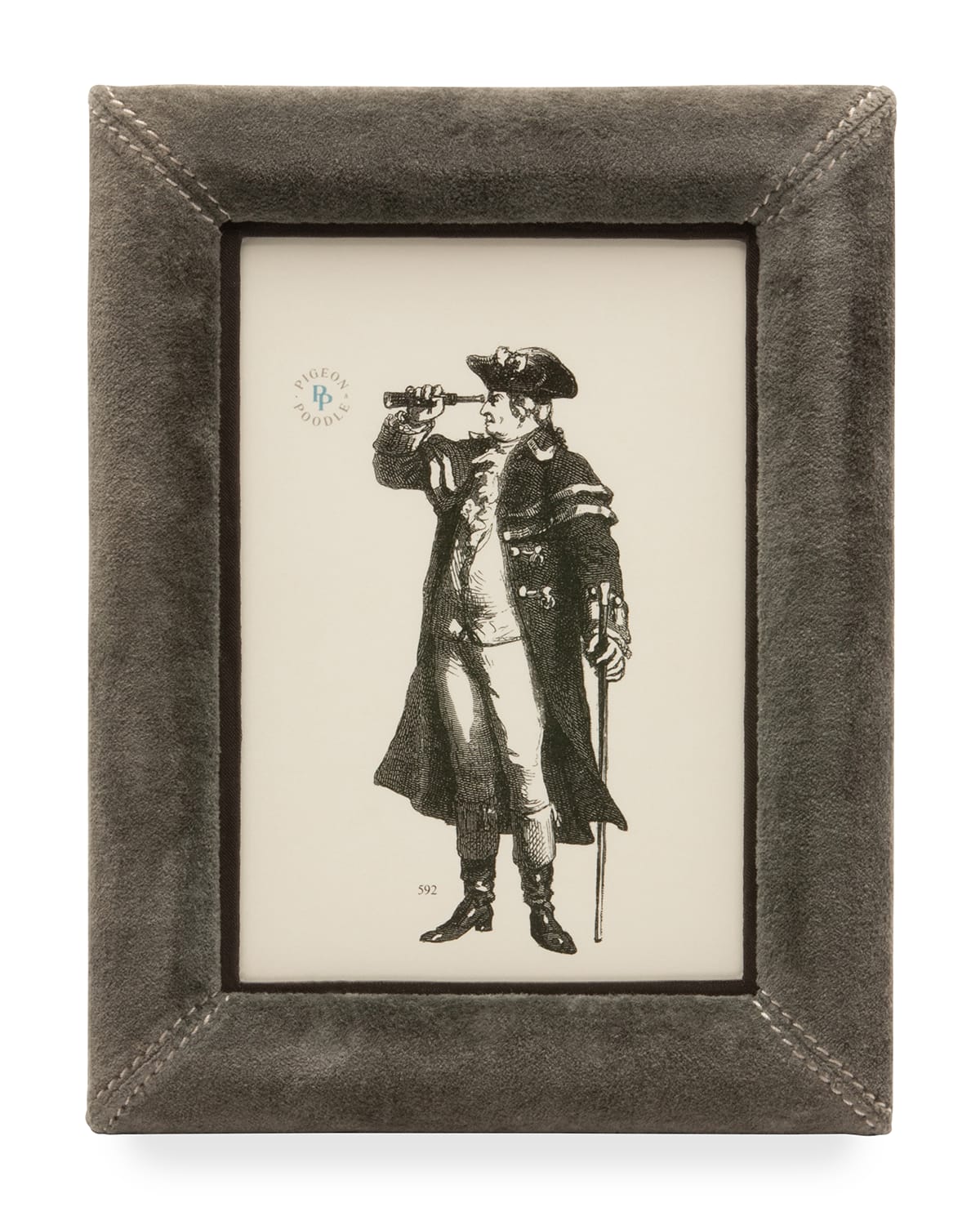 Shop Pigeon & Poodle Juneau Picture Frame - 5" X 7" In Charcoal