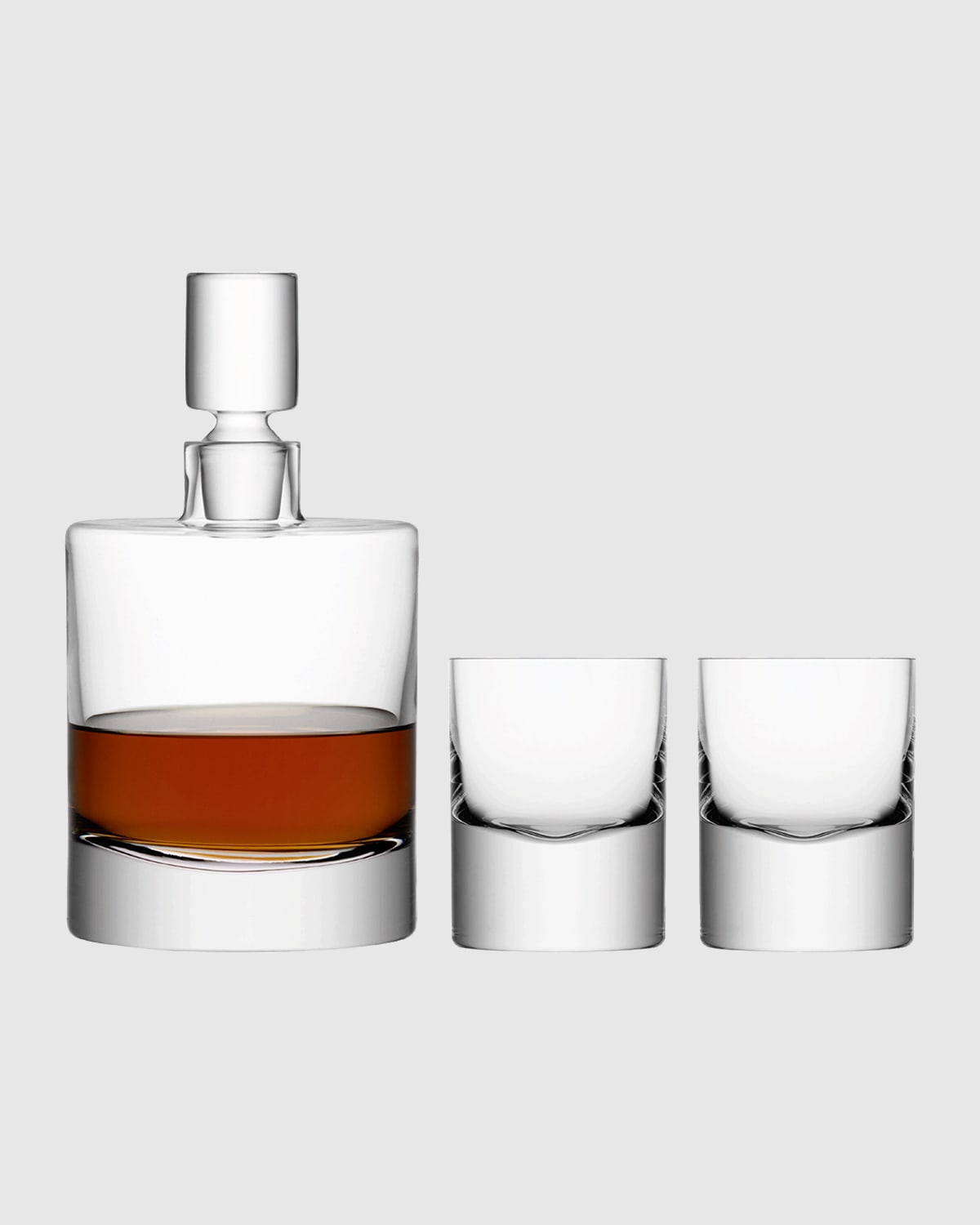 Shop Lsa Boris Whiskey Set In Clear