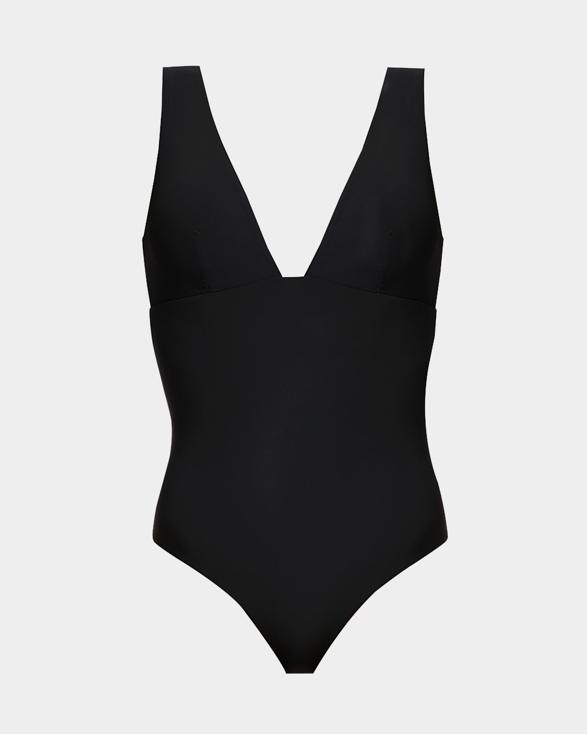 Shop Jets Australia Jetset Plunge One-piece Swimsuit (a-d) In Mineral