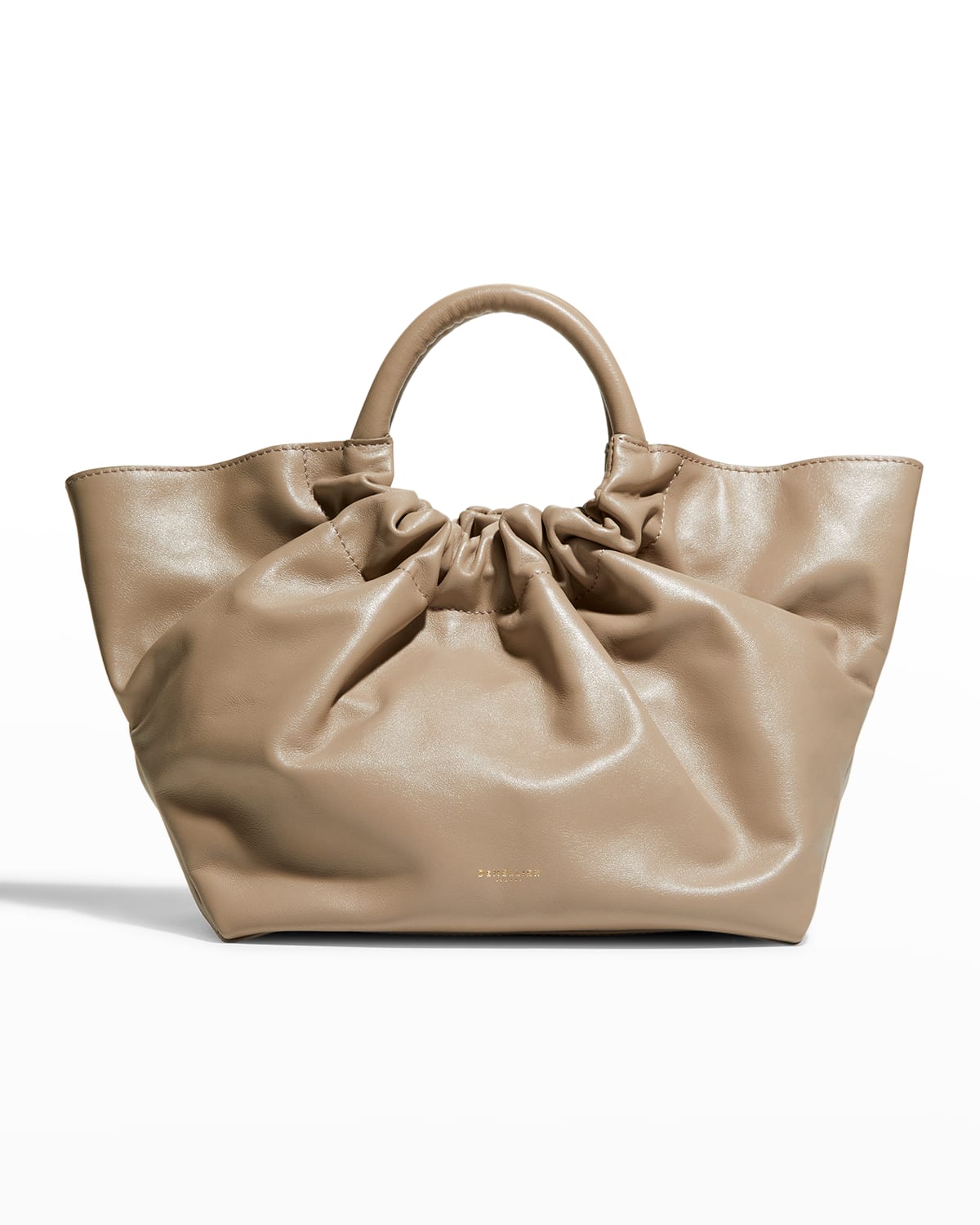 Demellier Midi Los Angeles Top-handle Bag In Deep Taupe
