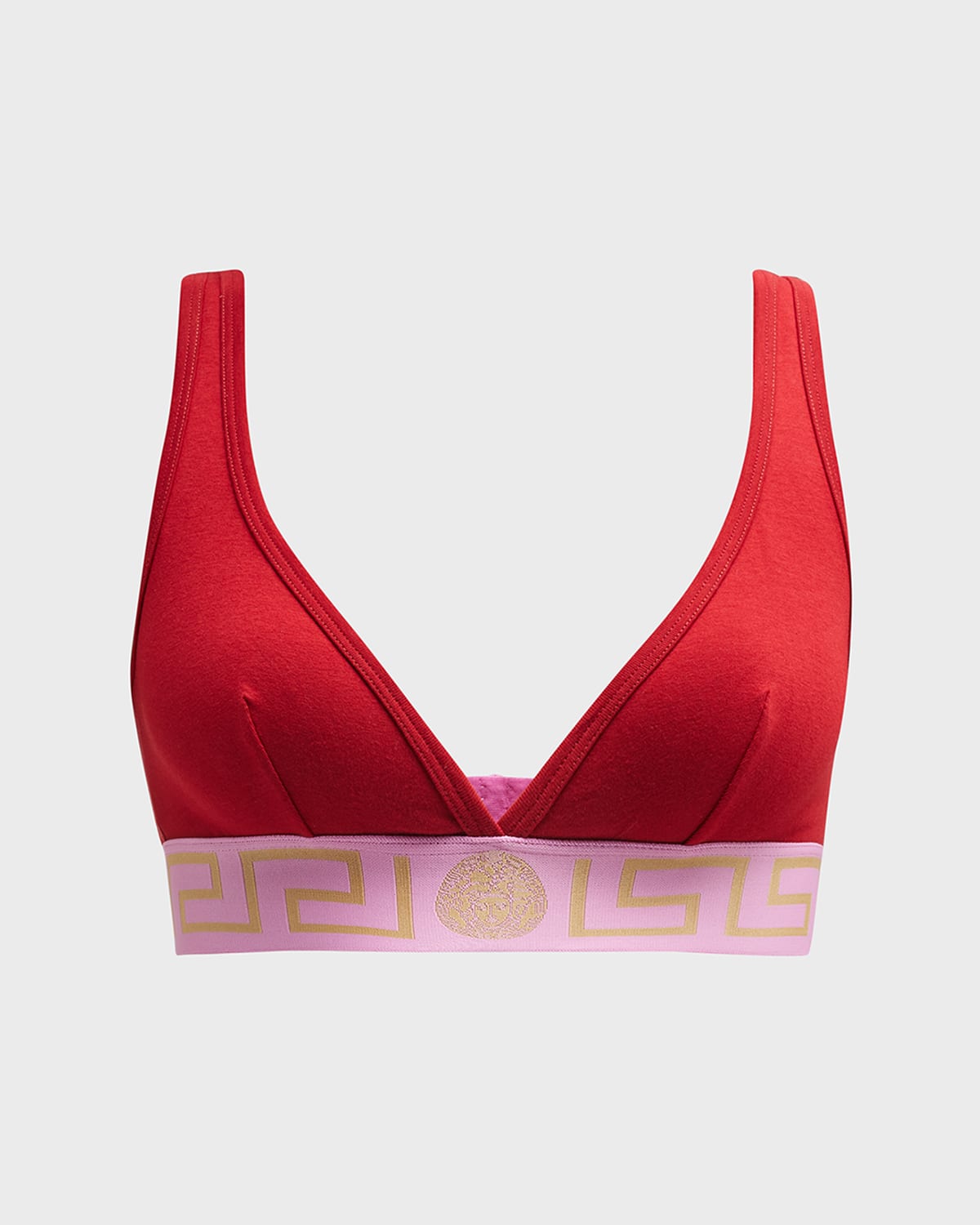 VERSACE GRECA BORDER BRALETTE,PROD239350108