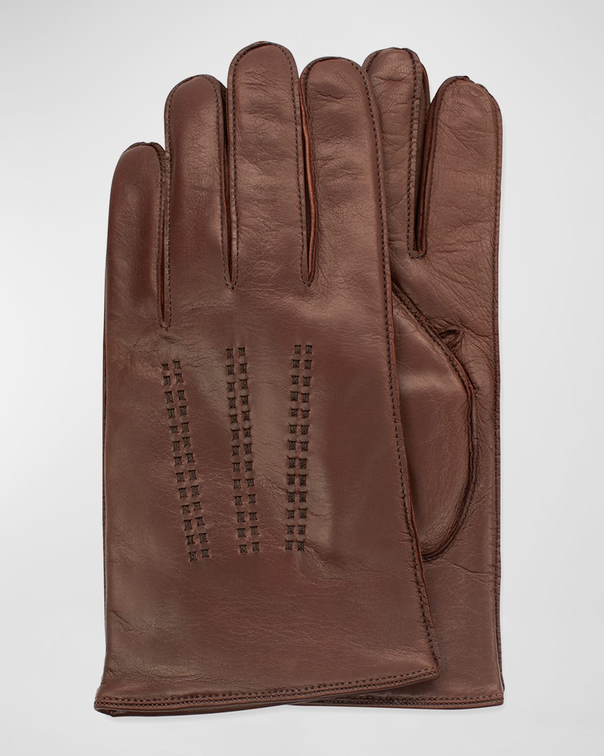 Men's Napa Leather Double-Stitch Gloves