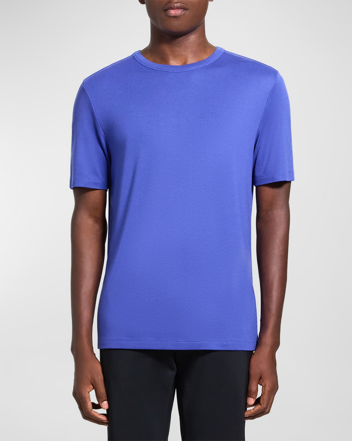Theory Men's Ryder Short-sleeve T-shirt In Lupine