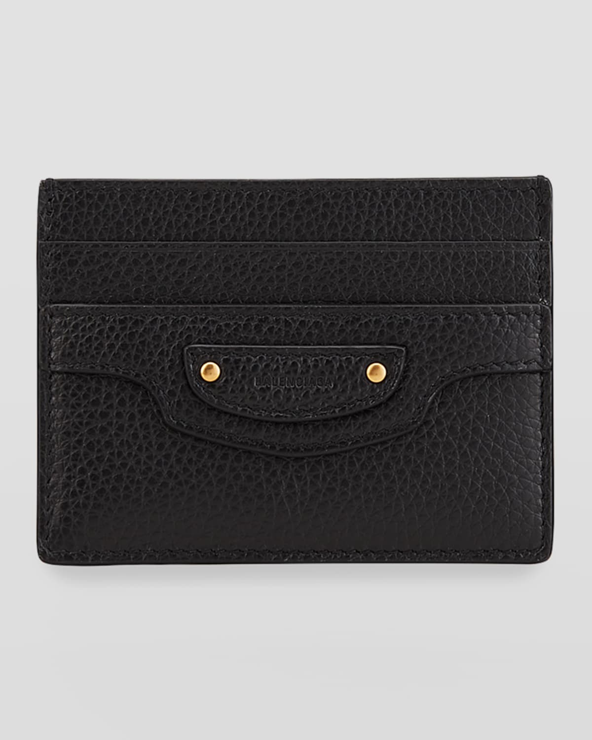 Balenciaga Neo Classic Grained Leather Card Case