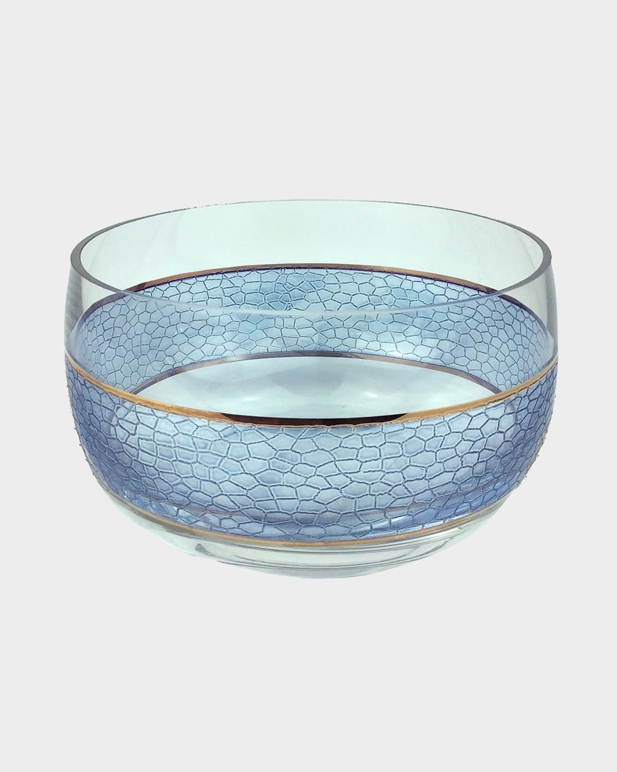 Michael Wainwright Panthera Platinum Medium Glass Bowl