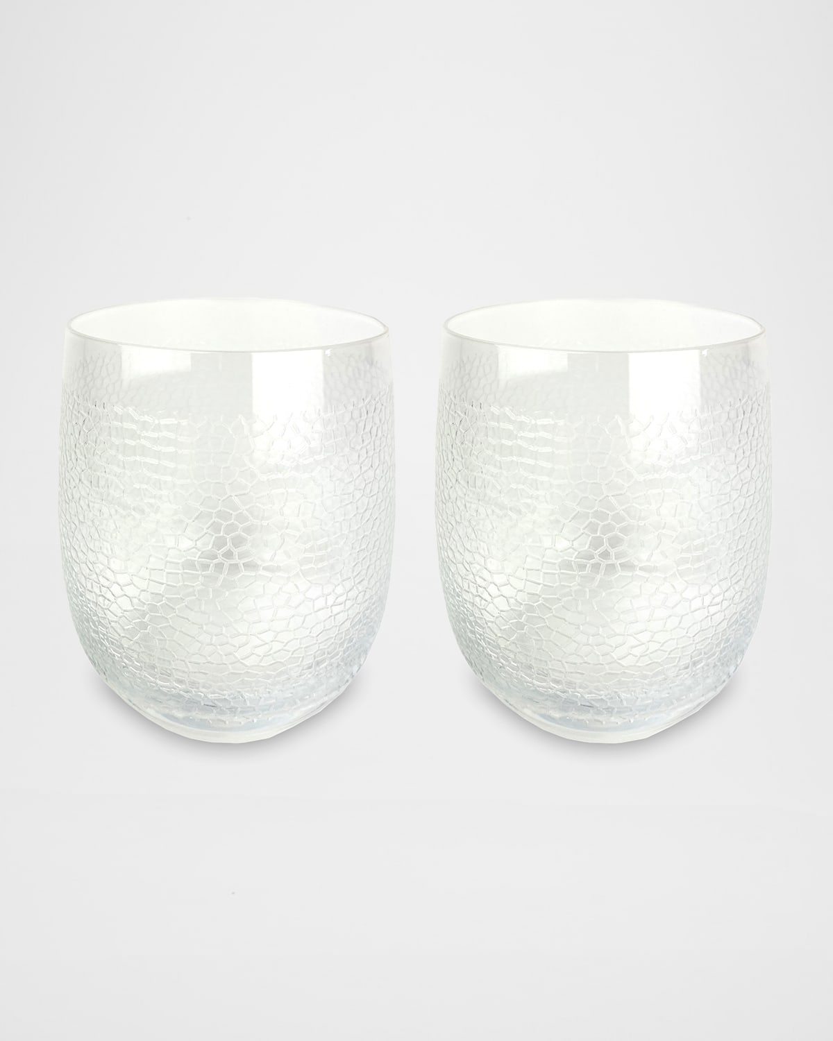 Michael Wainwright Panthera Clear Double Old-fashioned Glasses, Set Of 2 In Clear