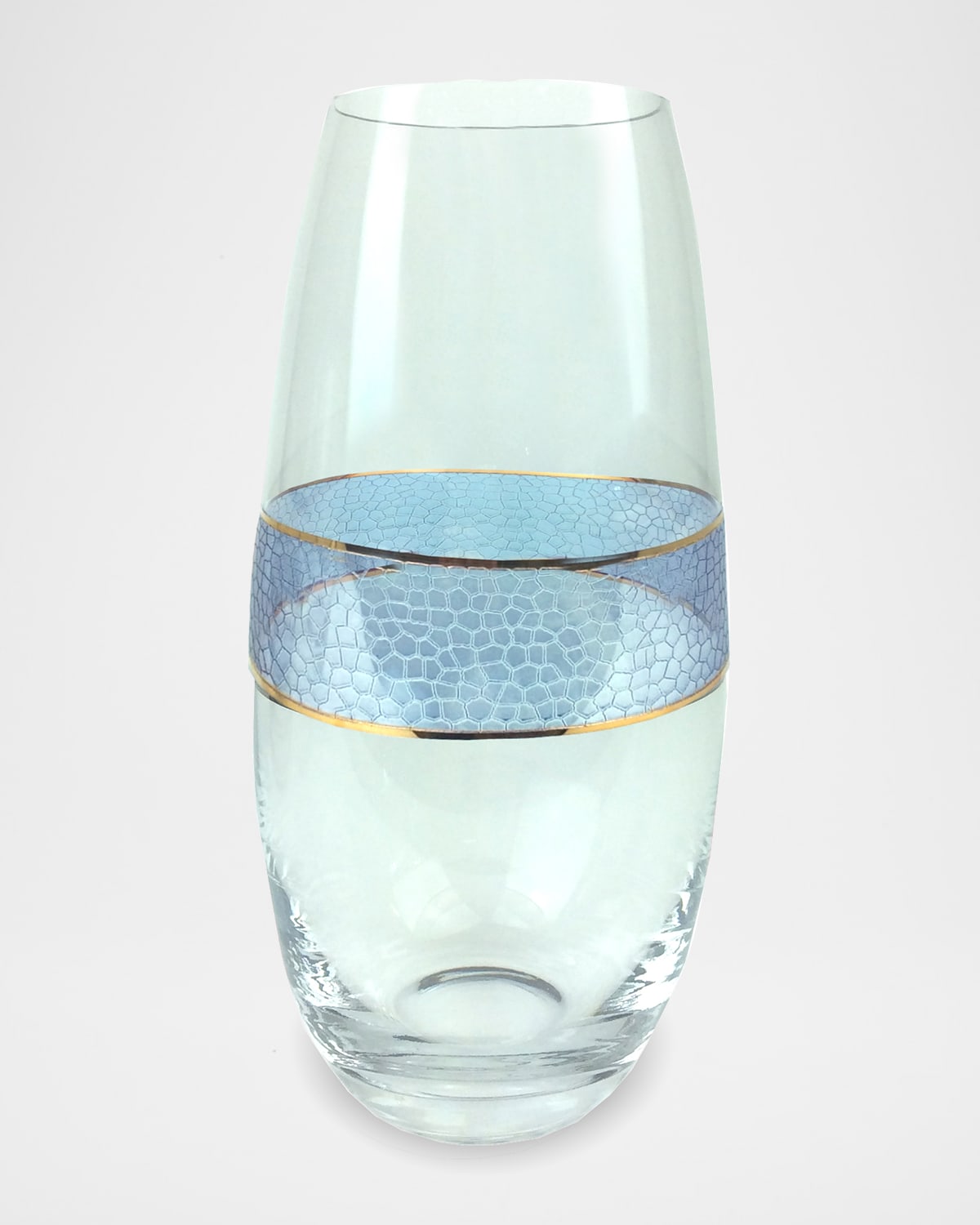 Michael Wainwright Panthera Indigo Glass Vase