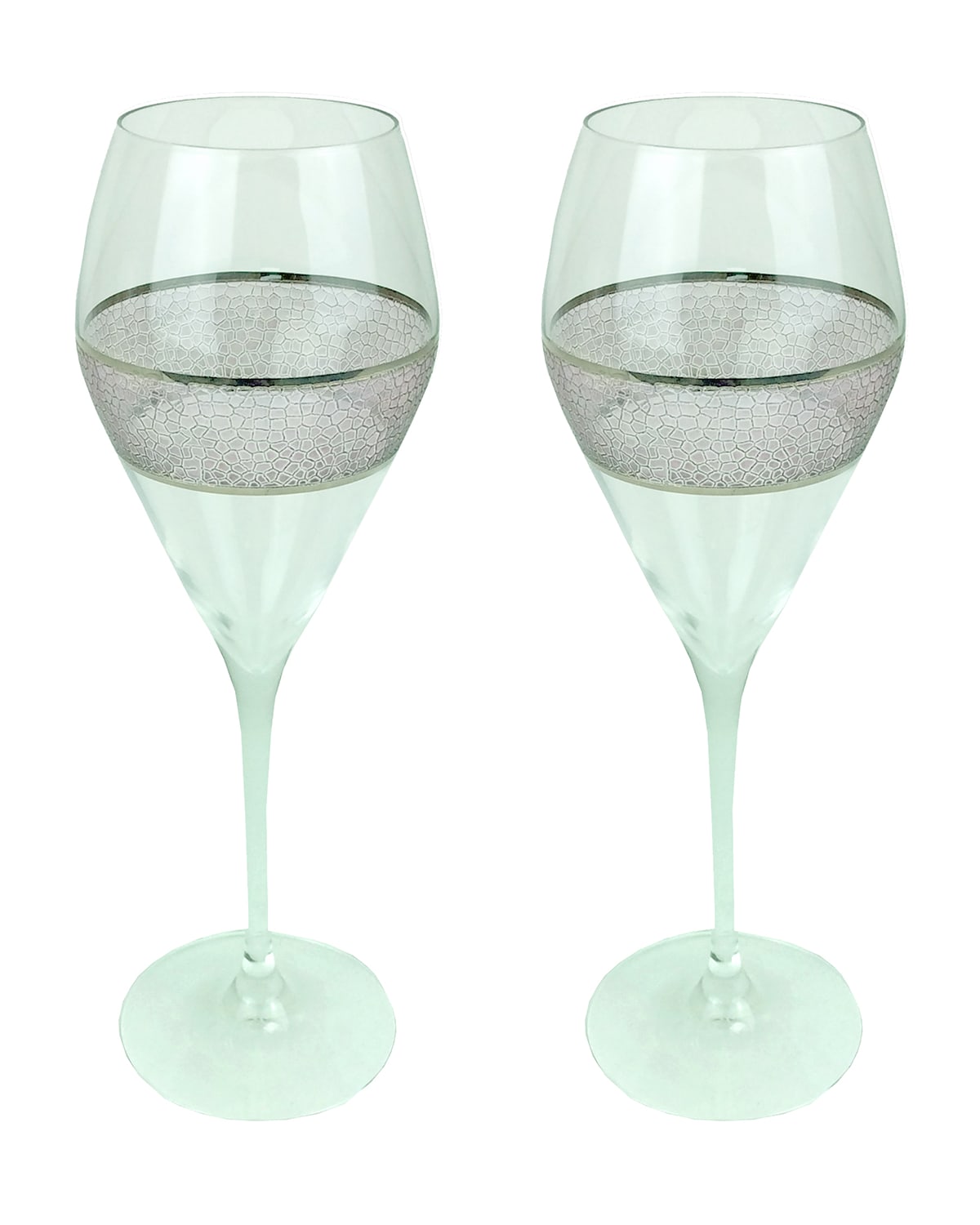 Michael Wainwright Panthera Champagne Glasses, Set Of 2