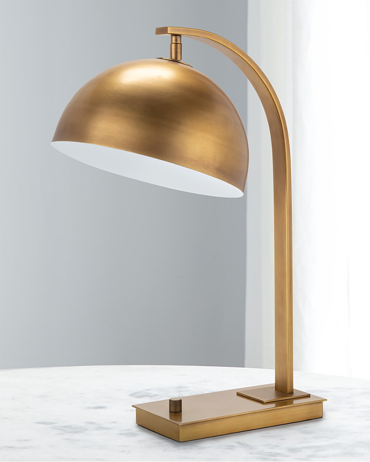Shop Regina Andrew Otto Desk Lamp In Gold