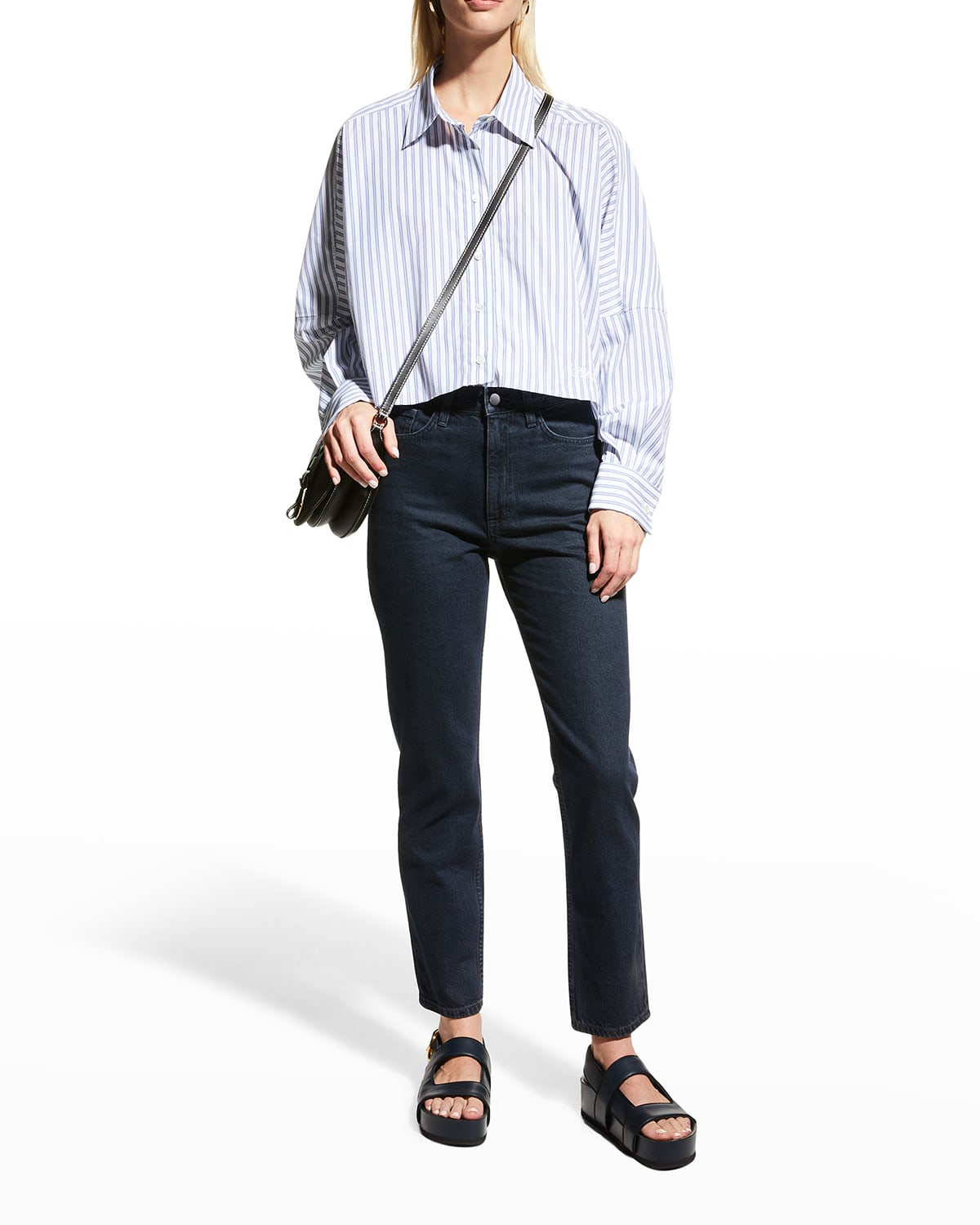 Partow Mika Cropped Straight-Leg Jeans