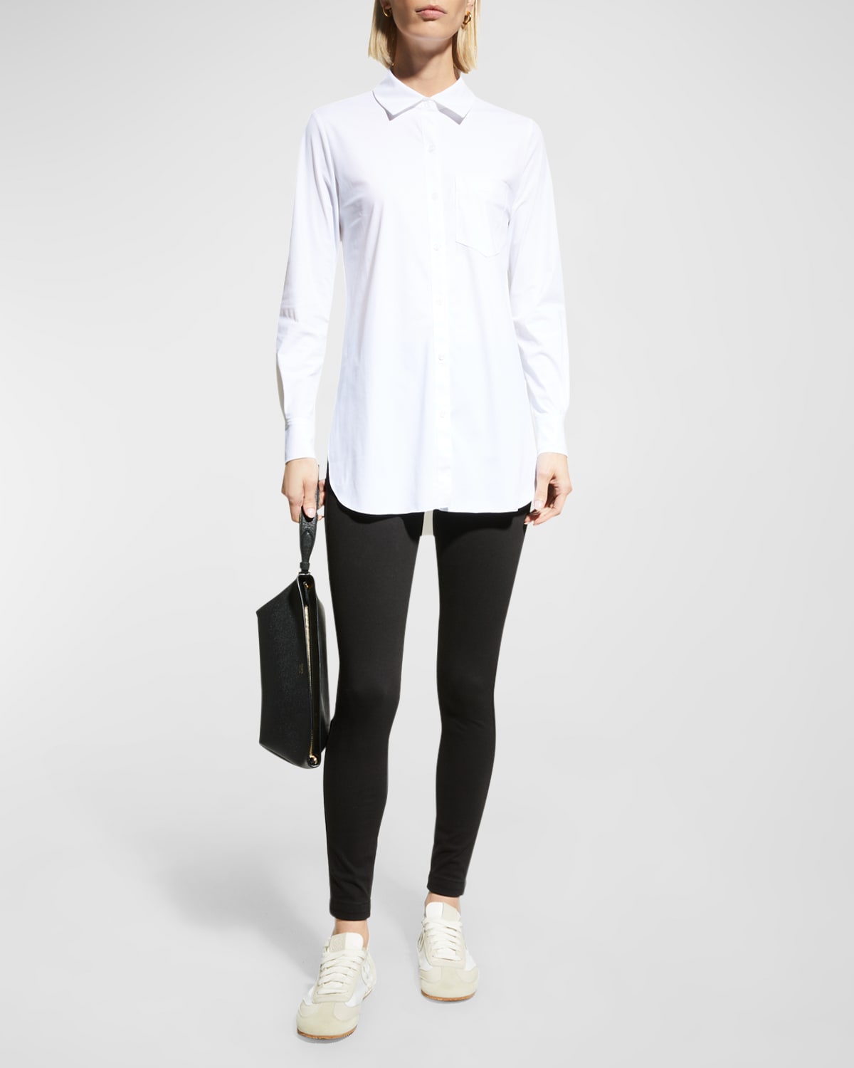 LYSSÉ SCHIFFER BUTTON-DOWN SHIRT,PROD239840020