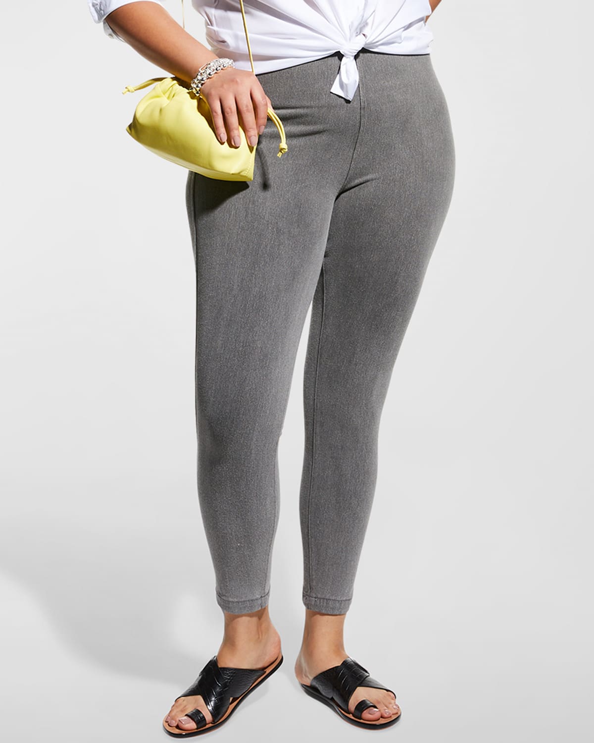 Lysse cropped stretch denim legging on sale