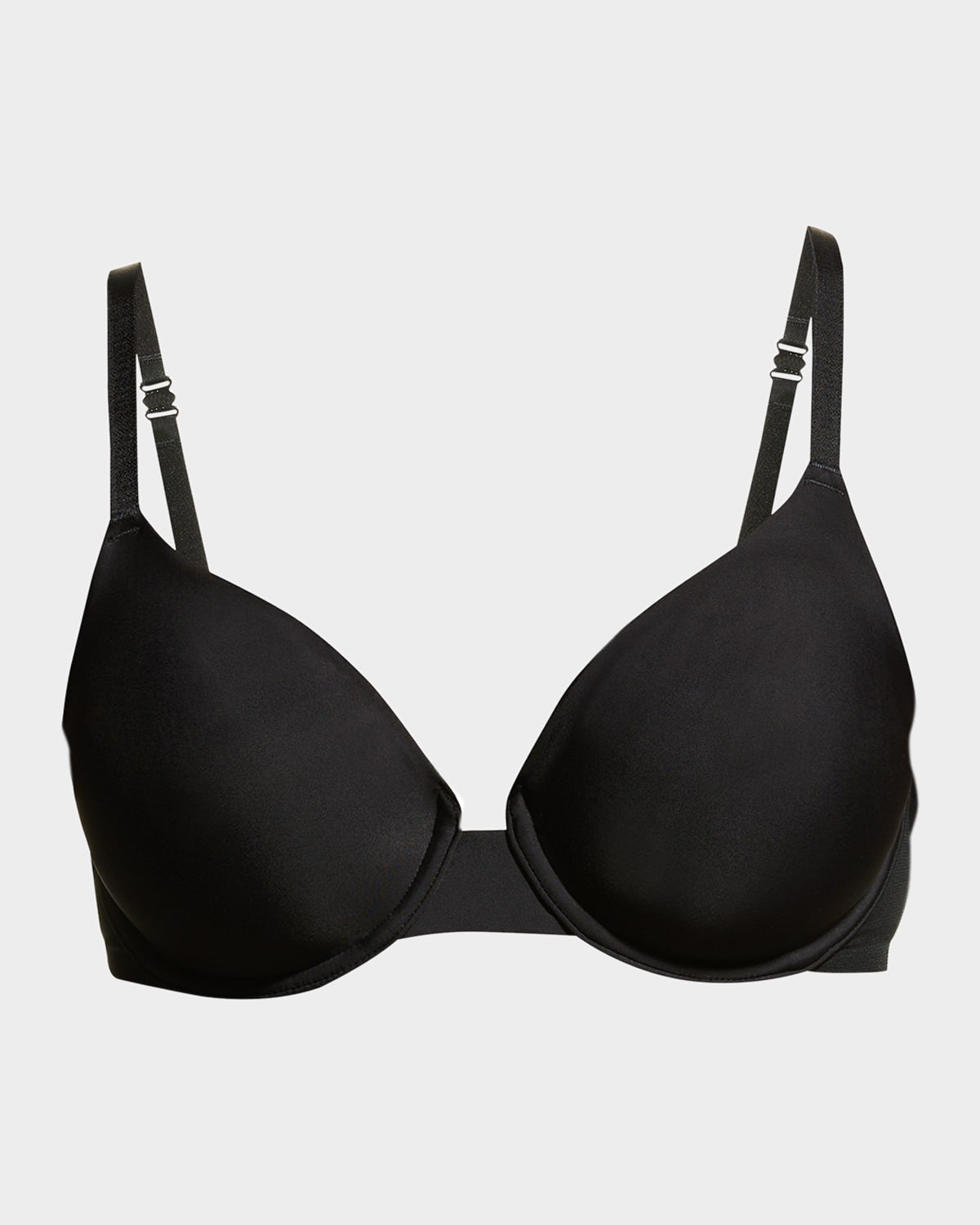 Shop Simone Perele Essentiel Multi-position Molded Bra In Black