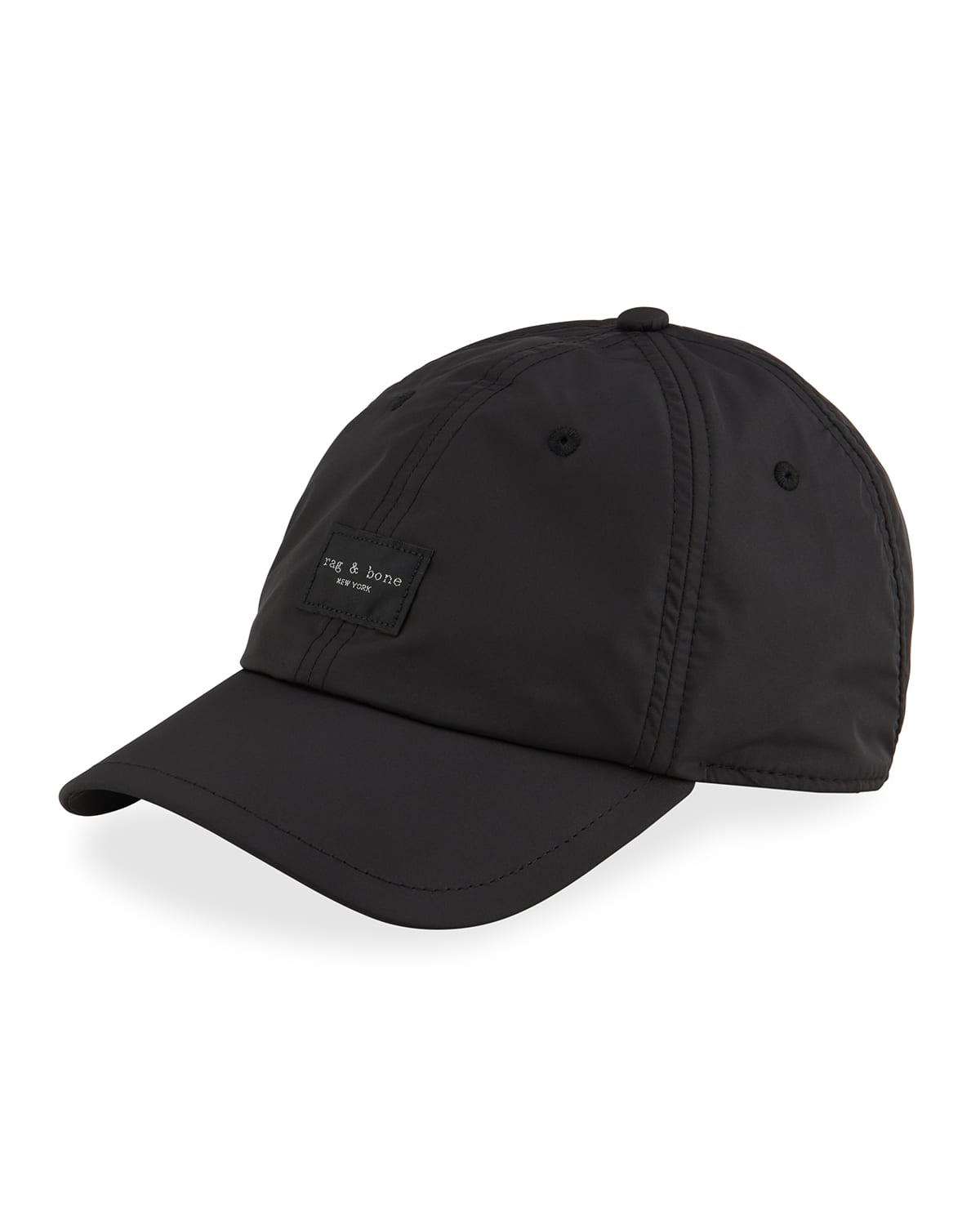 Rag & Bone Addison Graphic Print Baseball Cap In Navy