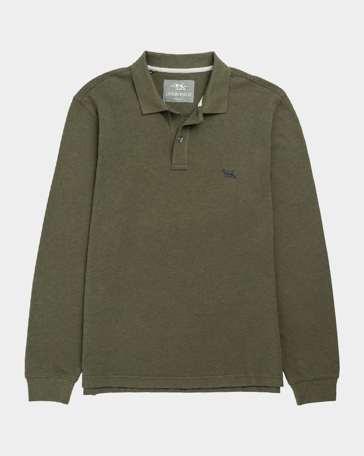 Men's Long-Sleeve Pique Polo Shirt