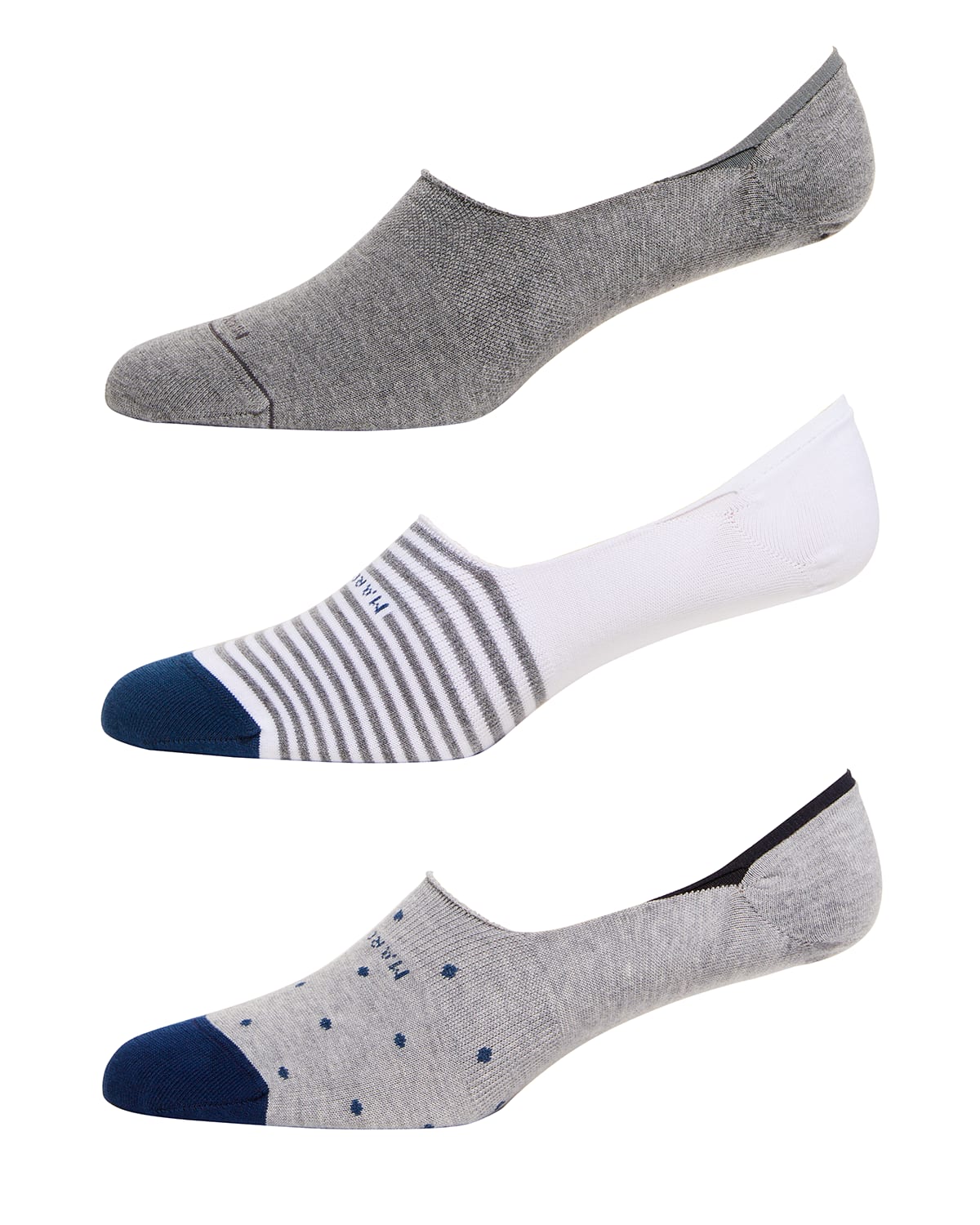 Men's 3-Pack Invisible Socks