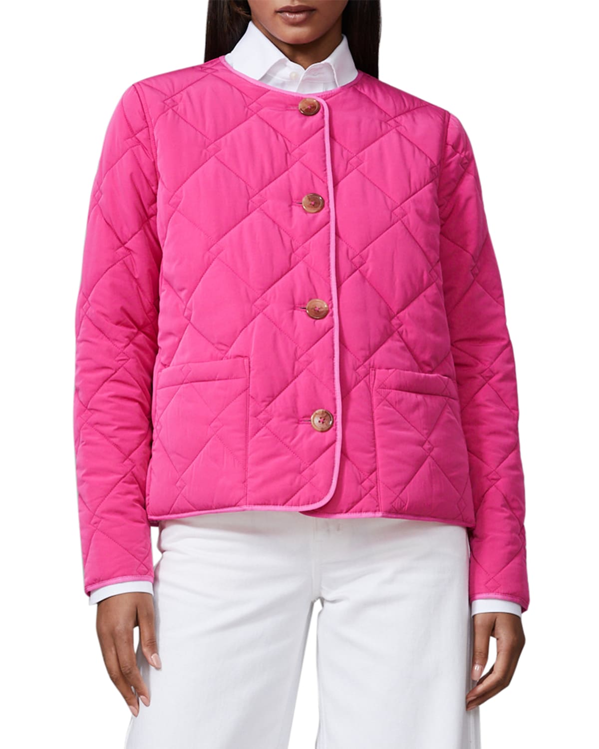 Jane Post Short Reversible Quilted Jacket