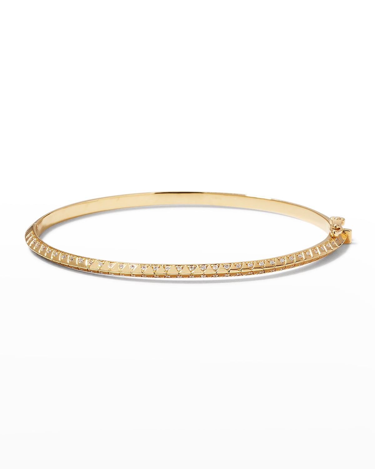 Harwell Godfrey 18k Yellow Gold Diamond Bangle Bracelet