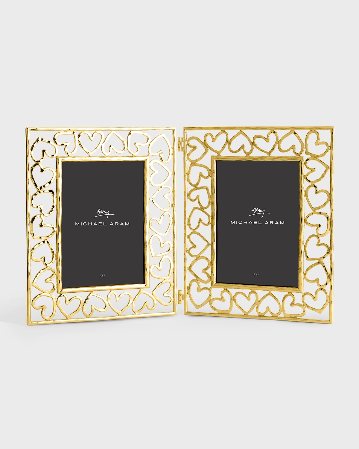 Michael Aram Heart Hinged 2x3in Photo Frame In Gold