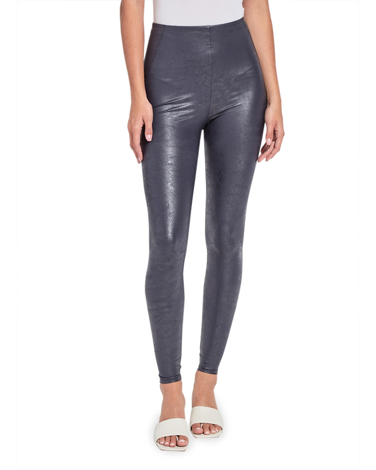 Lyssé Lyss Matilda Foil Legging - True Navy In True Navy