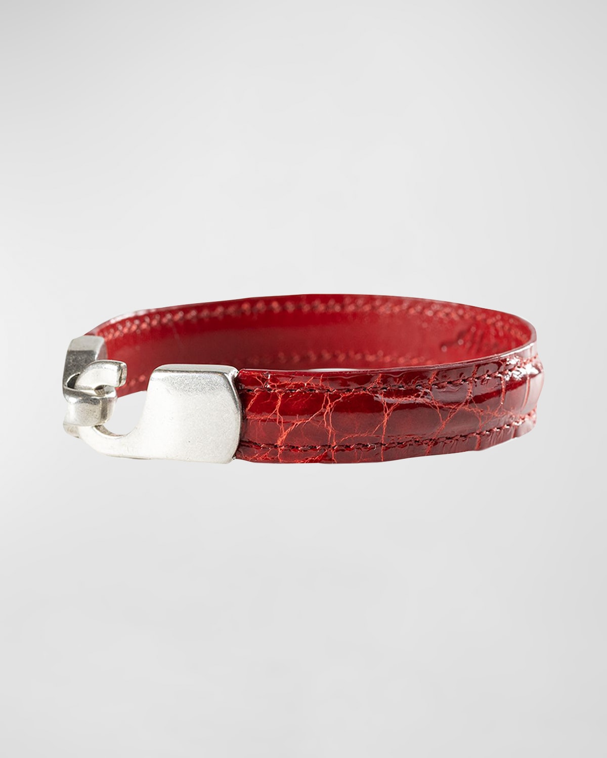 Men's Alligator Leather Bracelet
