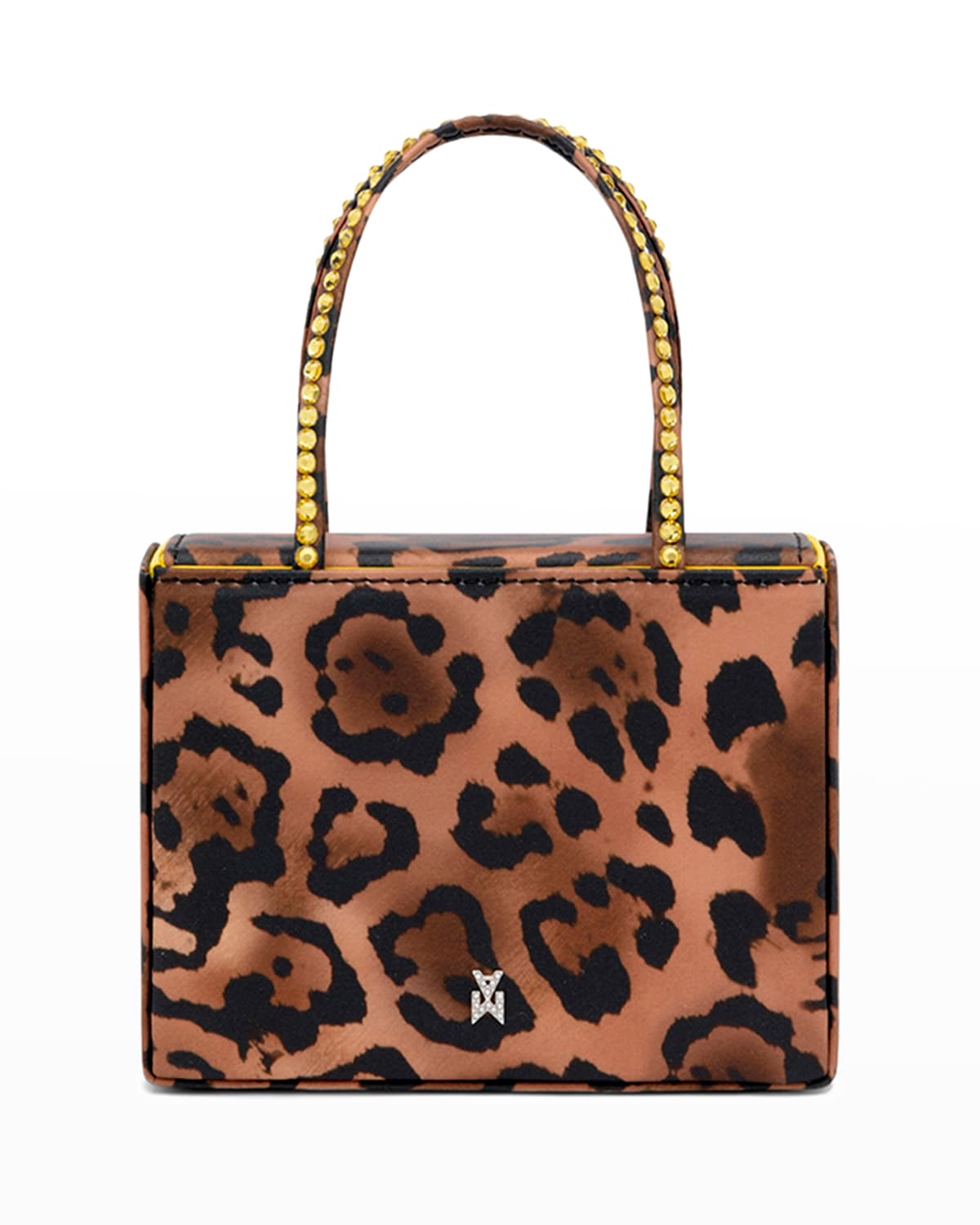 Super Amini Gilda Leopard-Print Top-Handle Bag