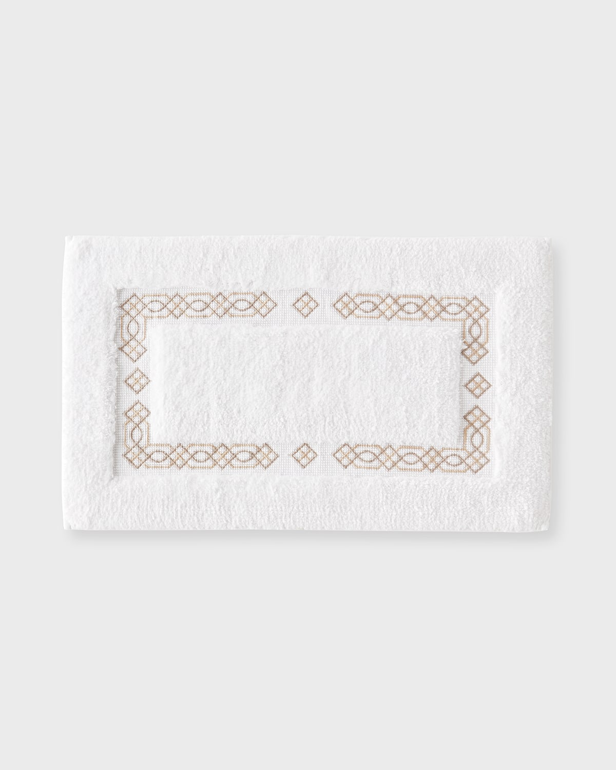 Graccioza Bee Waffle Woven Bath Mat (Natural)