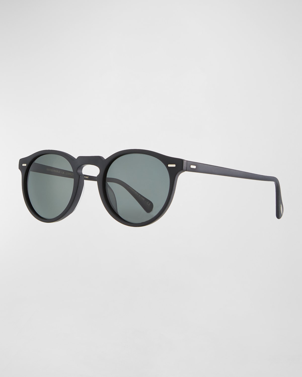 OLIVER PEOPLES MEN'S GREGORY PECK POLARIZED ROUND SUNGLASSES