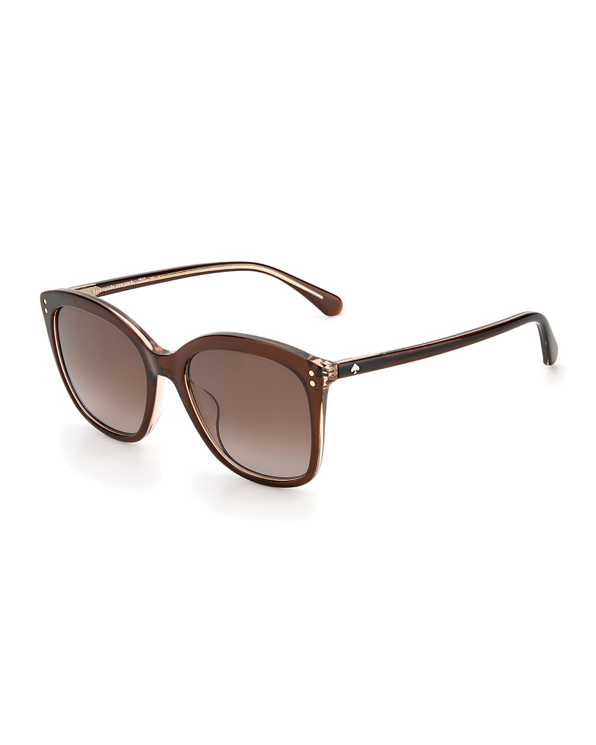 Kate Spade Pella Square Acetate Sunglasses In Brown
