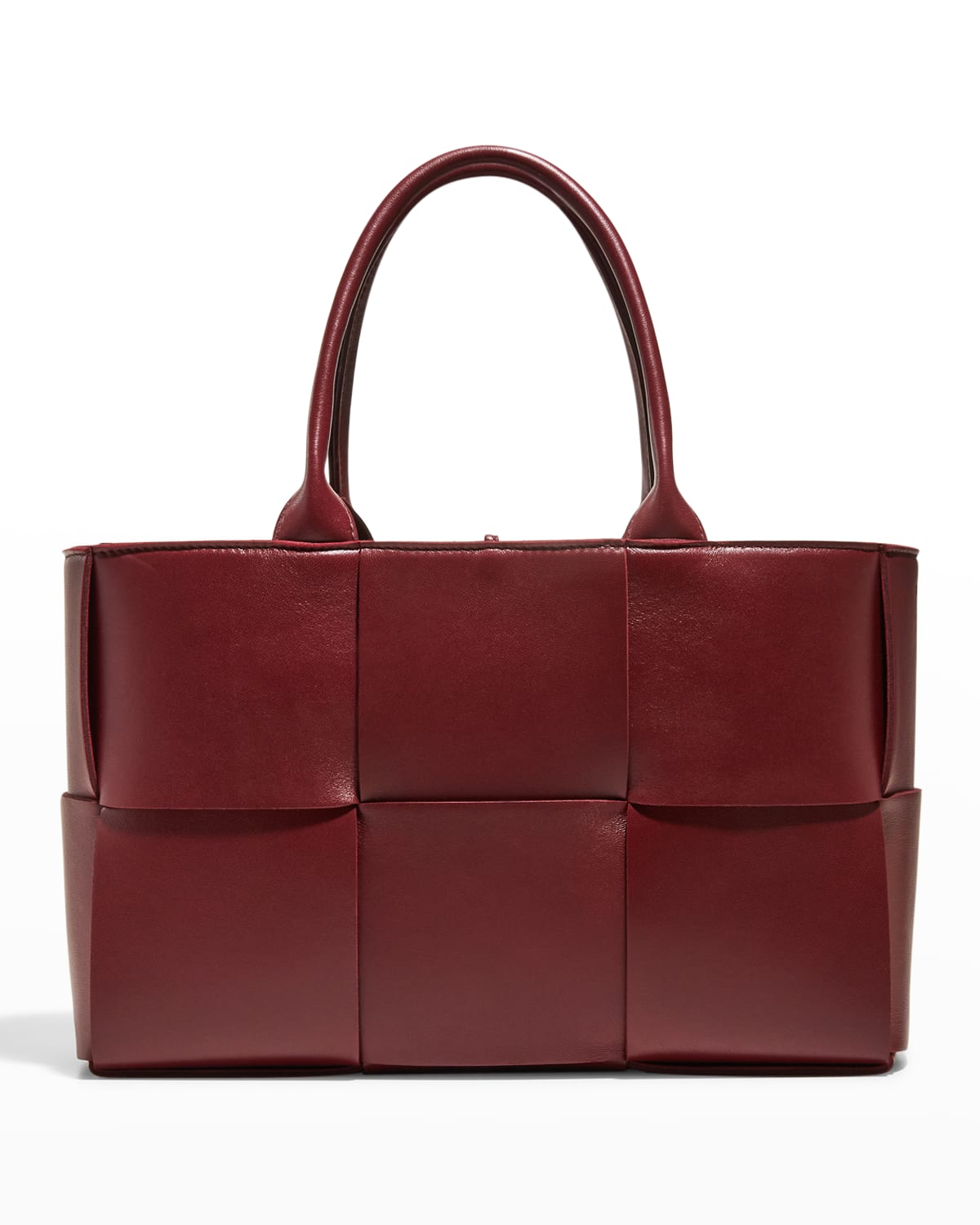 Bottega Veneta Medium Arco Tote In Bordeaux