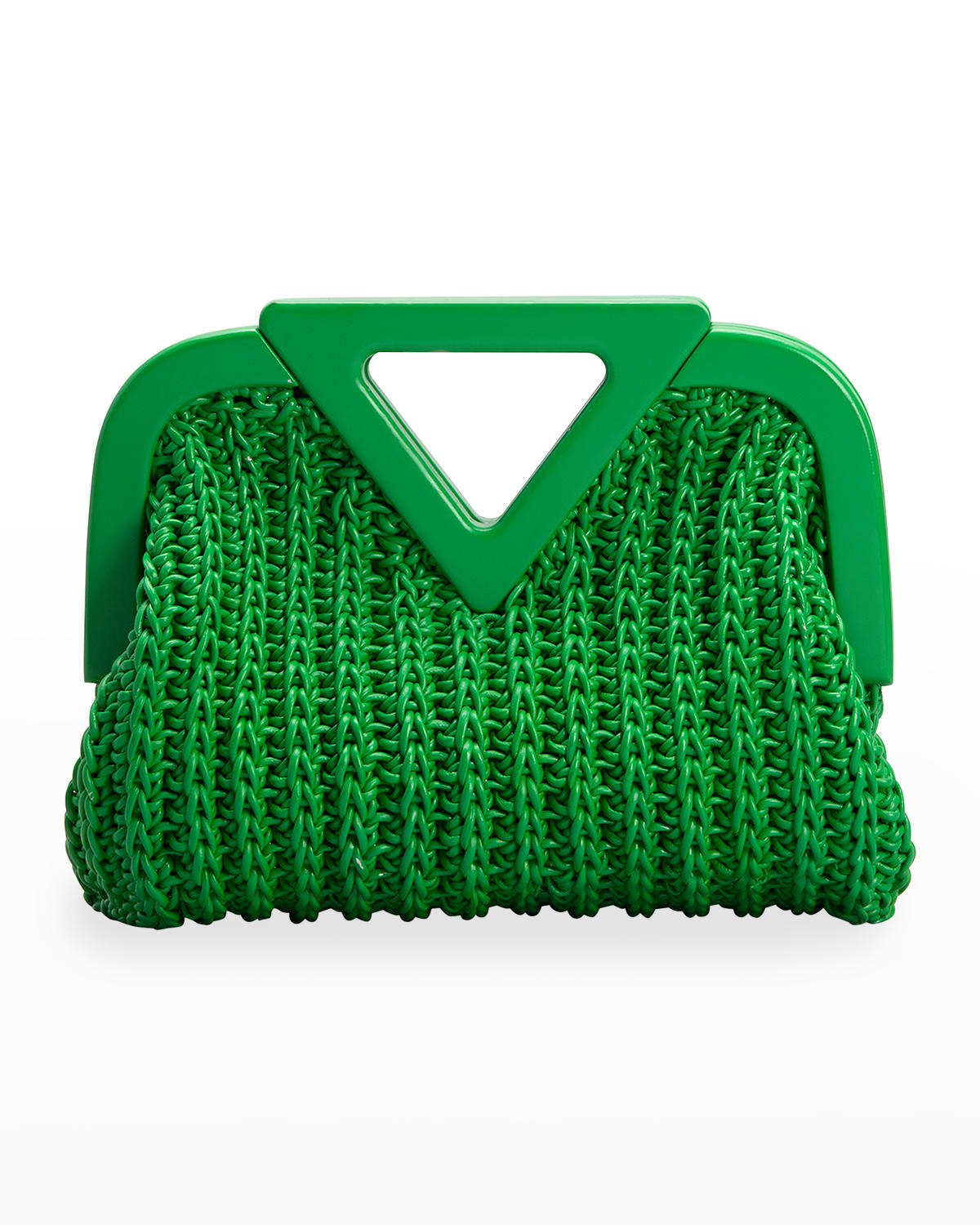 Bottega Veneta Point Small Crochet Top-Handle Bag
