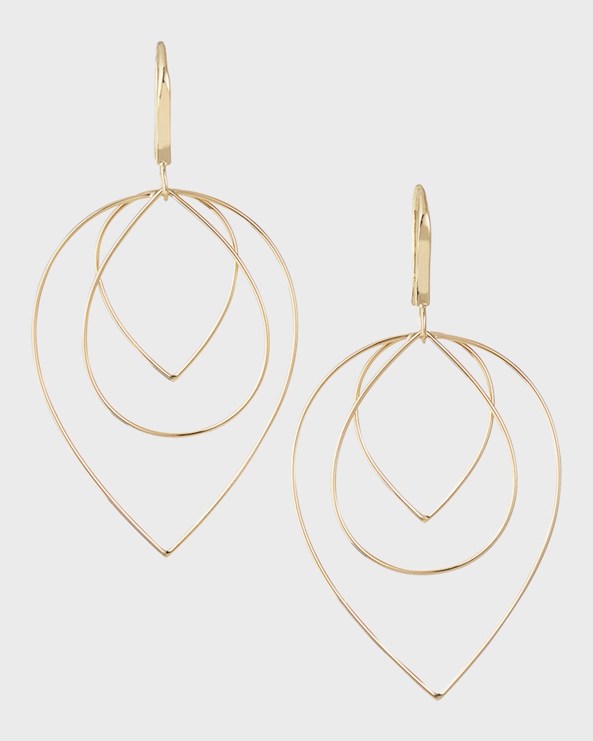 Lana Three Tiered Drop Earrings