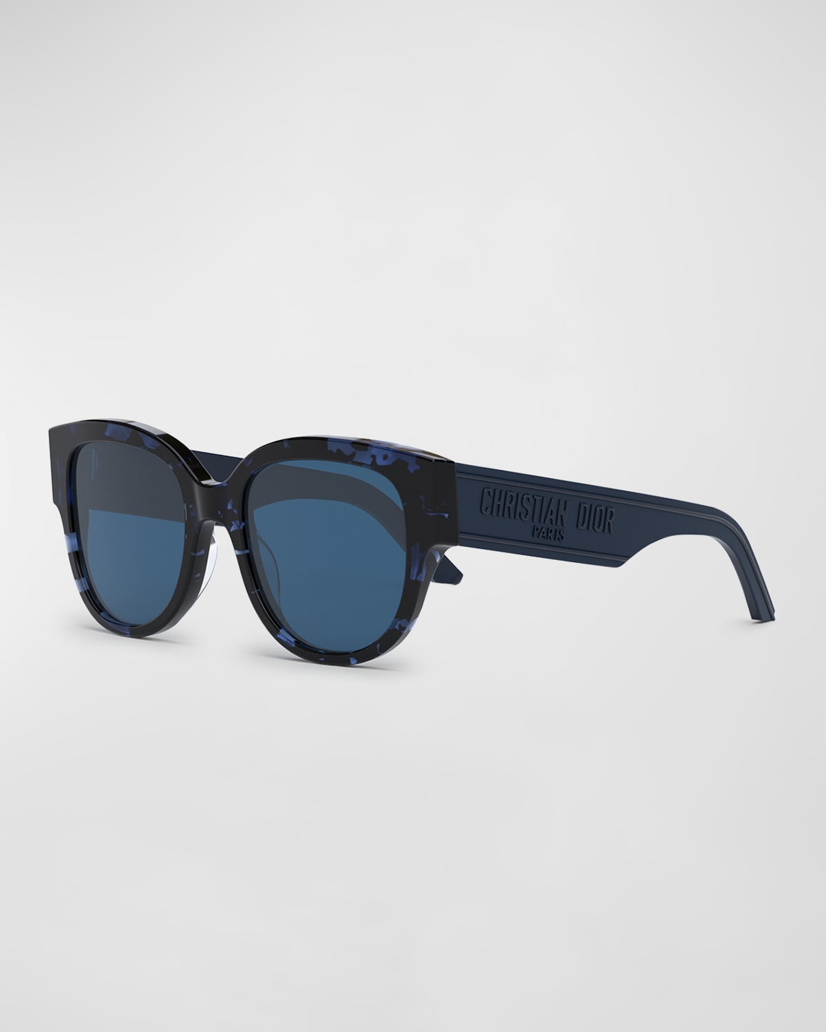 Dior Eyewear Wil Bu Round Frame Sunglasses In Blue