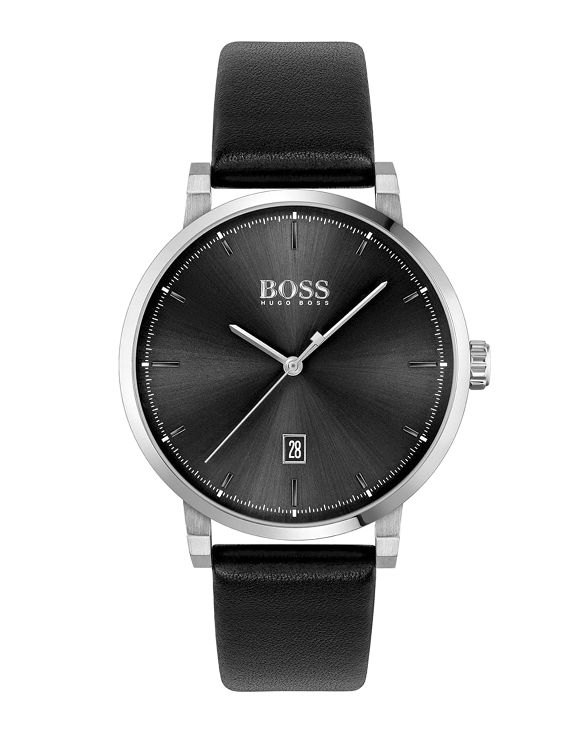 Movado Men's Boss Confidence 42mm Leather Watch